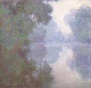 Claude Monet Morning on the Seine oil